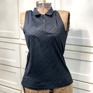 Nike dri-fit  sleeveless golf polo with collar